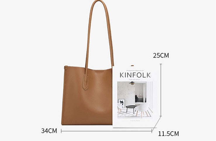 EGM296 TAN Genuine Leather Bag