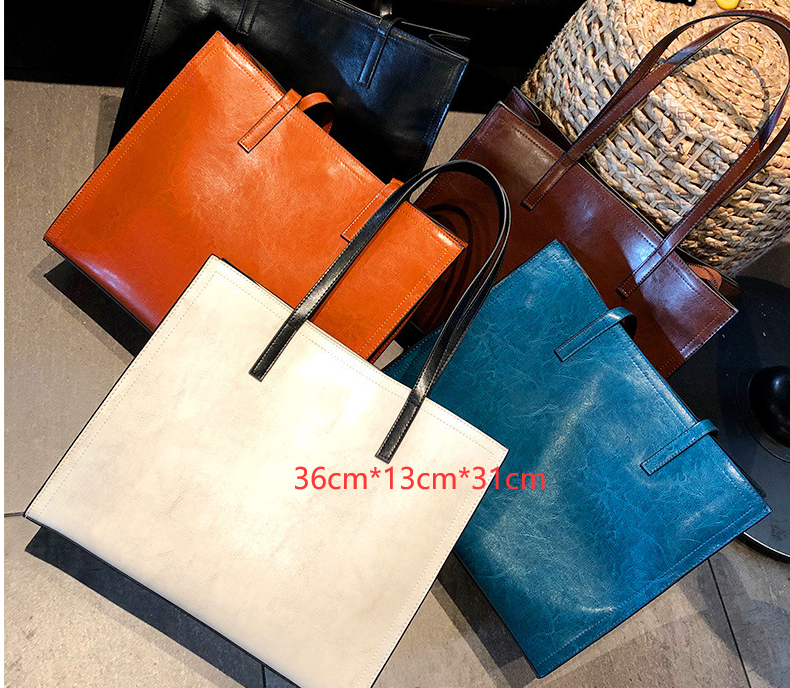 EGM283 BLUE Genuine Leather Bag