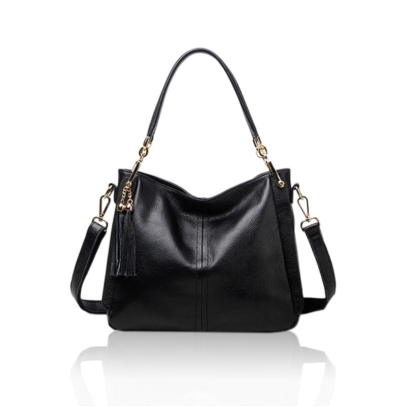 EGM300 BLACK Genuine Leather Bag