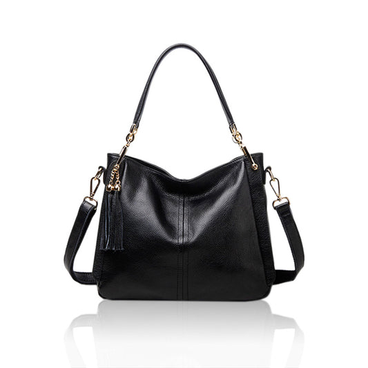 EGM300 BLACK Genuine Leather Bag