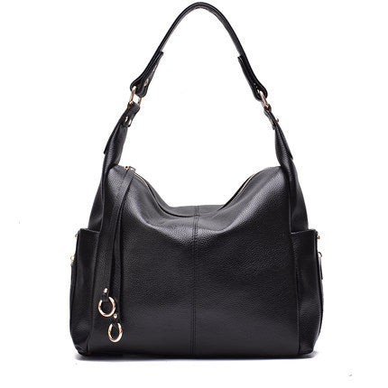 EGM300 BLACK Genuine Leather Bag