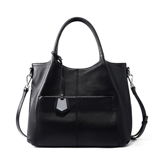 EGM266 BLACK Genuine Leather Bag