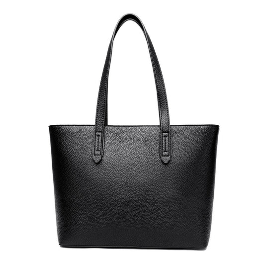 EMS169 BLACK Vegan Leather Bag