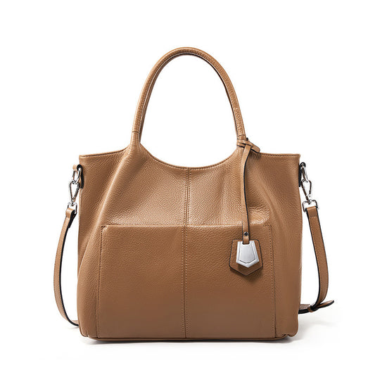 EGM266 BROWN Genuine Leather Bag