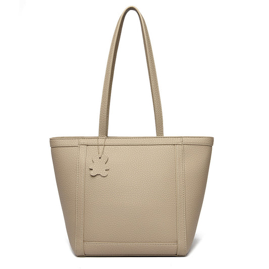 EMS168 BEIGE Vegan Leather Bag