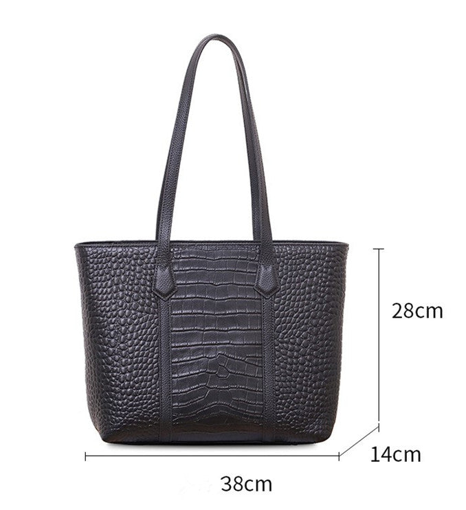 EGM285 BLACK Genuine Leather Bag