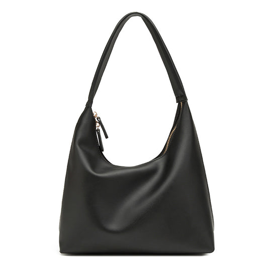 EMS176 BLACK Vegan Leather Bag