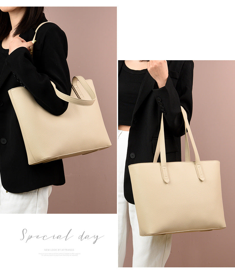 EMS169 CREAM Vegan Leather Bag